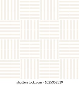 Trendy monochrome twill weave Lattice. Abstract Geometric Background Design. Vector Seamless Subtle Pattern.