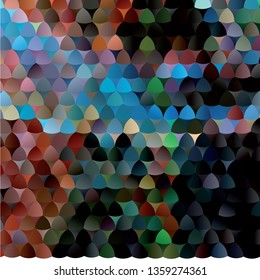 Trendy mosaic background with abstract polygonal filling. Blank space for text.