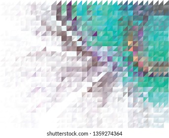 Trendy mosaic background with abstract polygonal filling. Blank space for text.