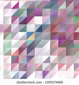Trendy mosaic background with abstract polygonal filling. Blank space for text.