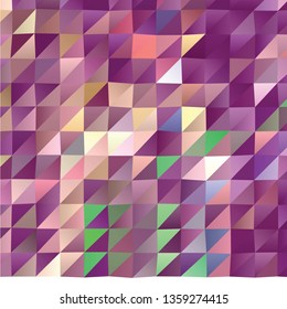 Trendy mosaic background with abstract polygonal filling. Blank space for text.