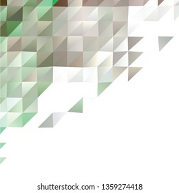 Trendy mosaic background with abstract polygonal filling. Blank space for text.