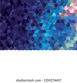 Trendy mosaic background with abstract polygonal filling. Blank space for text.