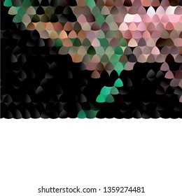 Trendy mosaic background with abstract polygonal filling. Blank space for text.