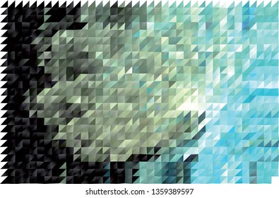 Trendy mosaic background with abstract polygonal filling. Blank space for text.