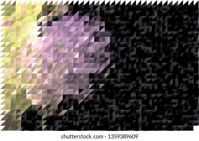 Trendy mosaic background with abstract polygonal filling. Blank space for text.