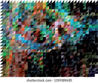 Trendy mosaic background with abstract polygonal filling. Blank space for text.
