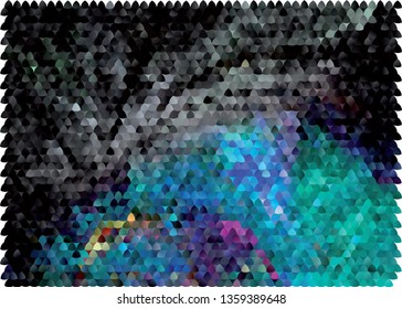 Trendy mosaic background with abstract polygonal filling. Blank space for text.