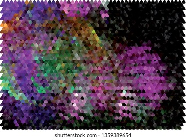 Trendy mosaic background with abstract polygonal filling. Blank space for text.
