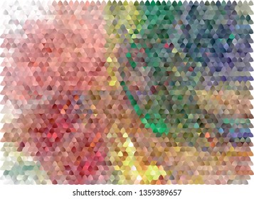 Trendy mosaic background with abstract polygonal filling. Blank space for text.