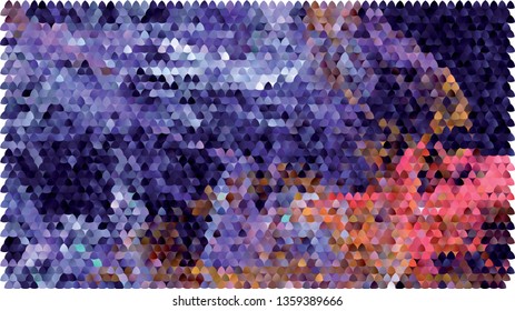 Trendy mosaic background with abstract polygonal filling. Blank space for text.