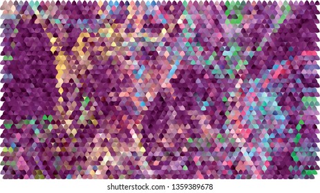 Trendy mosaic background with abstract polygonal filling. Blank space for text.