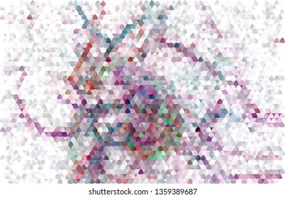 Trendy mosaic background with abstract polygonal filling. Blank space for text.