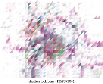 Trendy mosaic background with abstract polygonal filling. Blank space for text.