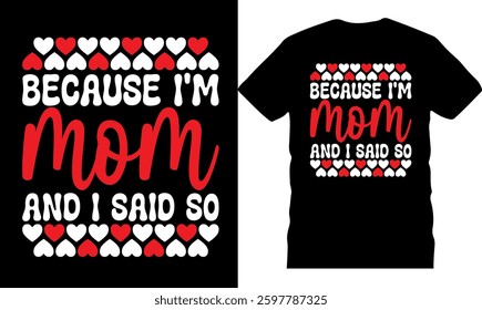 trendy mother's typography t shirt design