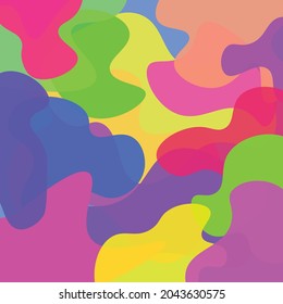 Trendy Multi Color abstract background