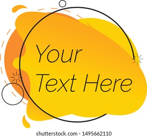 trendy multicolor liquid gradient banner 