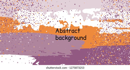 Trendy multicolored stripes with confetti dots, great design for any purpose. Fashionable holiday decoration concept. Chaotic vector illustration of multicolored stripes with confetti dots.