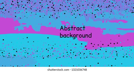 Trendy multicolored stripes with confetti dots, great design for any purpose. Fashionable holiday decoration concept. Chaotic vector illustration of multicolored stripes with confetti dots.