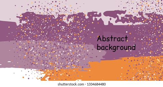 Trendy multicolored stripes with confetti dots, great design for any purpose. Fashionable holiday decoration concept. Chaotic vector illustration of multicolored stripes with confetti dots.