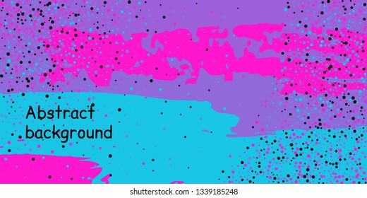 Trendy multicolored stripes with confetti dots, great design for any purpose. Fashionable holiday decoration concept. Chaotic vector illustration of multicolored stripes with confetti dots.