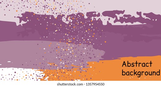 Trendy multicolored stripes with confetti dots, great design for any purpose. Fashionable holiday decoration concept. Chaotic vector illustration of multicolored stripes with confetti dots.