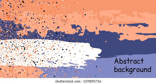 Trendy multicolored stripes with confetti dots, great design for any purpose. Fashionable holiday decoration concept. Chaotic vector illustration of multicolored stripes with confetti dots.
