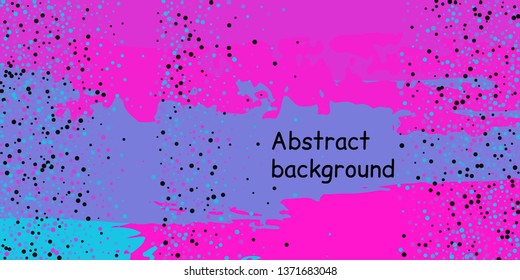 Trendy multicolored stripes with confetti dots, great design for any purpose. Fashionable holiday decoration concept. Chaotic vector illustration of multicolored stripes with confetti dots.
