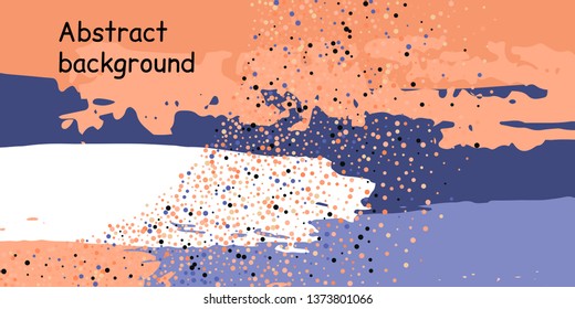 Trendy multicolored stripes with confetti dots, great design for any purpose. Fashionable holiday decoration concept. Chaotic vector illustration of multicolored stripes with confetti dots.