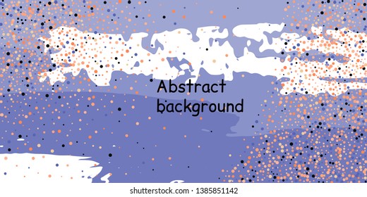 Trendy multicolored stripes with confetti dots, great design for any purpose. Fashionable holiday decoration concept. Chaotic vector illustration of multicolored stripes with confetti dots.