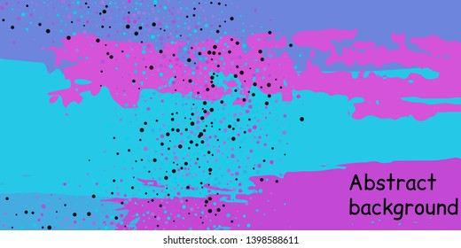 Trendy multicolored stripes with confetti dots, great design for any purpose. Fashionable holiday decoration concept. Chaotic vector illustration of multicolored stripes with confetti dots.