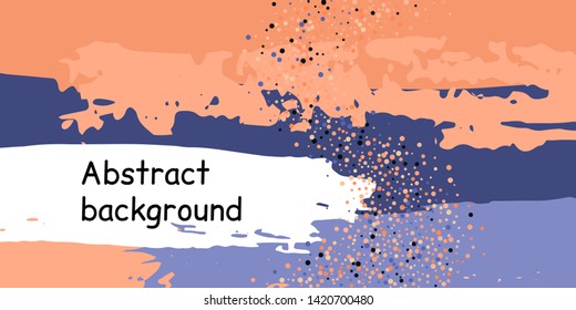 Trendy multicolored stripes with confetti dots, great design for any purpose. Fashionable holiday decoration concept. Chaotic vector illustration of multicolored stripes with confetti dots.