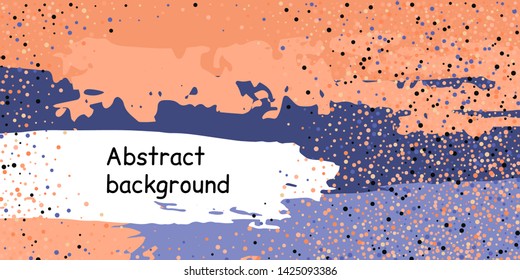 Trendy multicolored stripes with confetti dots, great design for any purpose. Fashionable holiday decoration concept. Chaotic vector illustration of multicolored stripes with confetti dots.