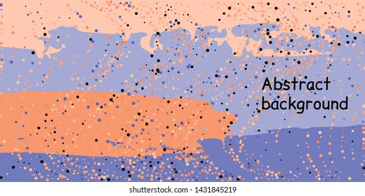 Trendy multicolored stripes with confetti dots, great design for any purpose. Fashionable holiday decoration concept. Chaotic vector illustration of multicolored stripes with confetti dots.