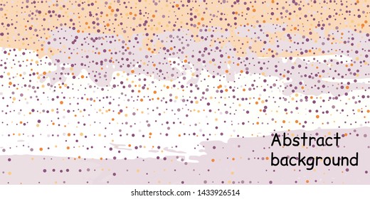 Trendy multicolored stripes with confetti dots, great design for any purpose. Fashionable holiday decoration concept. Chaotic vector illustration of multicolored stripes with confetti dots.