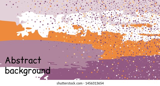 Trendy multicolored stripes with confetti dots, great design for any purpose. Fashionable holiday decoration concept. Chaotic vector illustration of multicolored stripes with confetti dots.