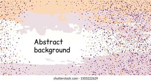 Trendy multicolored stripes with confetti dots, great design for any purpose. Fashionable holiday decoration concept. Chaotic vector illustration of multicolored stripes with confetti dots.