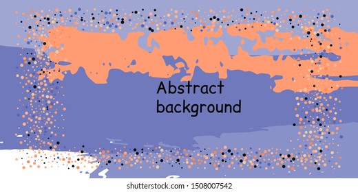 Trendy multicolored stripes with confetti dots, great design for any purpose. Fashionable holiday decoration concept. Chaotic vector illustration of multicolored stripes with confetti dots.