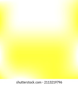 Trendy Neon Bright Lemon Gradient Backdrop. Light Vector Fashion Multicolor Smooth Design Picture. White Vibrant Yellow Vivid Gradient Mesh. Color Liquid Spotlight Watercolor Blurry Background.