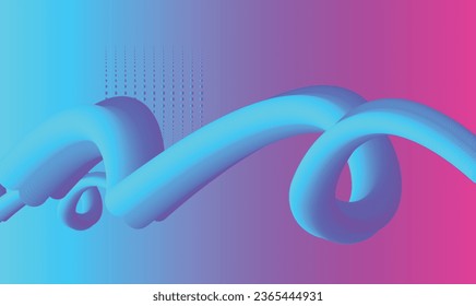 Trendy neon summer flow lava shapes gradient background, colorful abstract fluid 3d tubes. Futuristic design wallpaper for presentation, advertising, landing page, banner, poster, cover, flyer