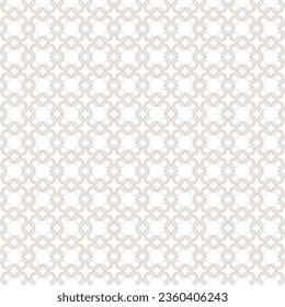 Trendy ornament seamless pattern with elements of circles and arcs, pattern for factory fabric and wallpaper. Mosaic of brown lines with national flavor.