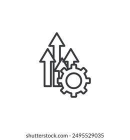 Icono de perfil de moda aislado sobre fondo blanco