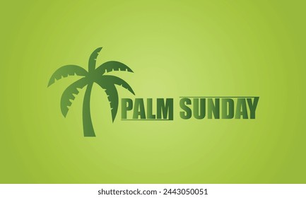 Trendy Palm Sunday Typography Stylish Design Ideas