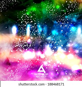 Trendy parallax background. Blur sky, clouds, nature, landscape for Summer Holidays and web design.