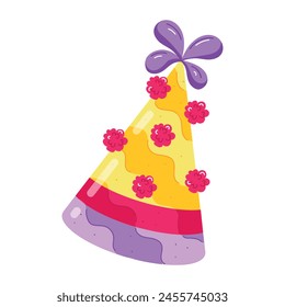 Trendy  Party Caps Flat Stickers 