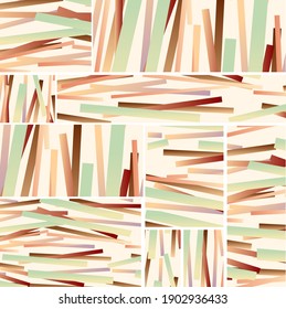 trendy pastel multicolored stripes design for textile and interior industries