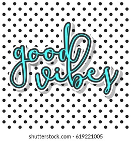 trendy patch card, illustration in vector format
