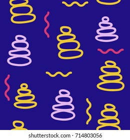 Trendy pattern. Abstract seamless print.