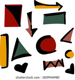 trendy pattern abstraction. Design of paper, notebook, fabric, postcards