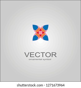 . Trendy pattern with element. Fabric print set.